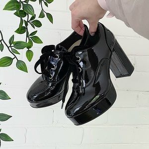 Chinese Laundry NATTALY Oxfords Platform Lace Up Heels - BRAND NEW NO BOX